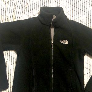 North Face Fleece jacket, black, small